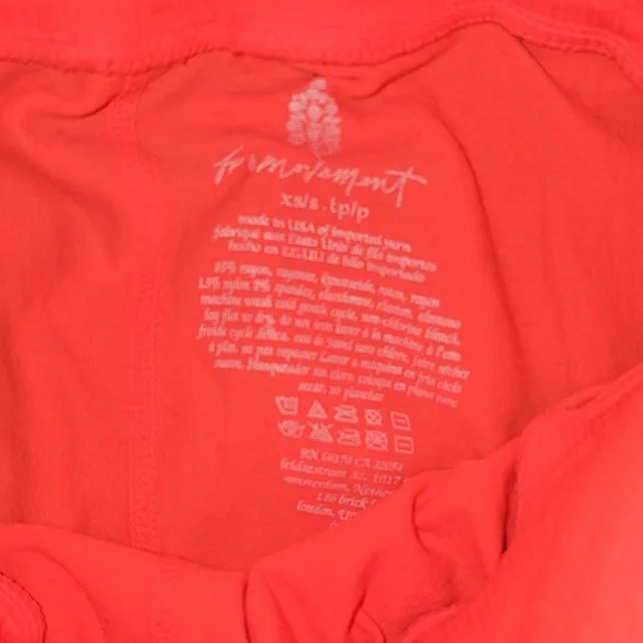 FP Movement Good Karma nwots womens sz XS/S Flares. Ribbed/High waisted. Neon - Picture 4 of 7